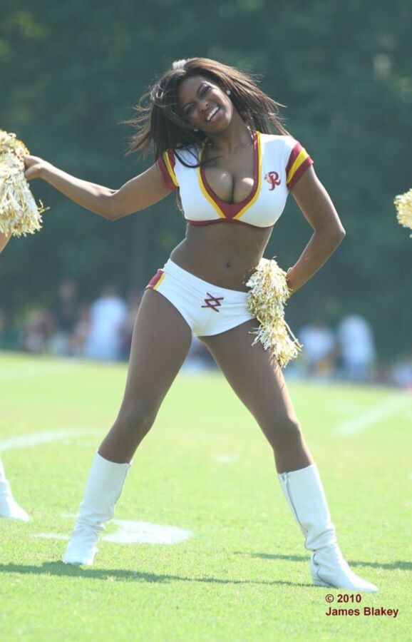 Mila - busty black pro cheerleader