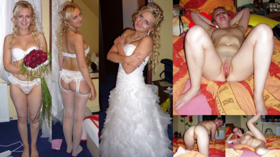 EXPOSED BRIDE DRESSED UNDRESSED