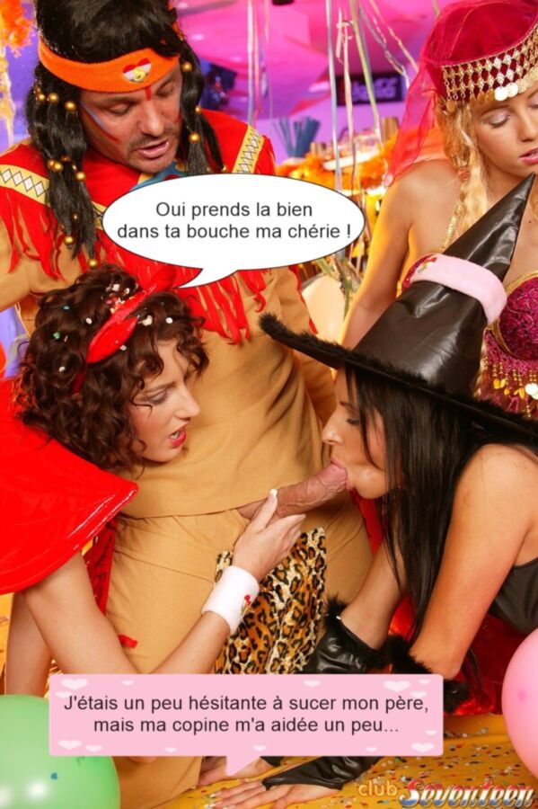 Soirée costumée (French incest caps story)