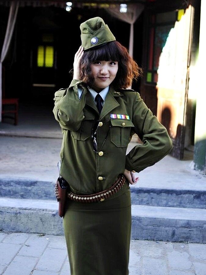 中国軍のコスプレ