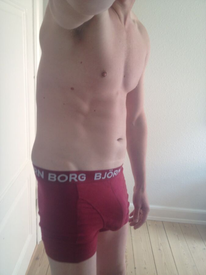 Großer fetter Penis in Boxershorts