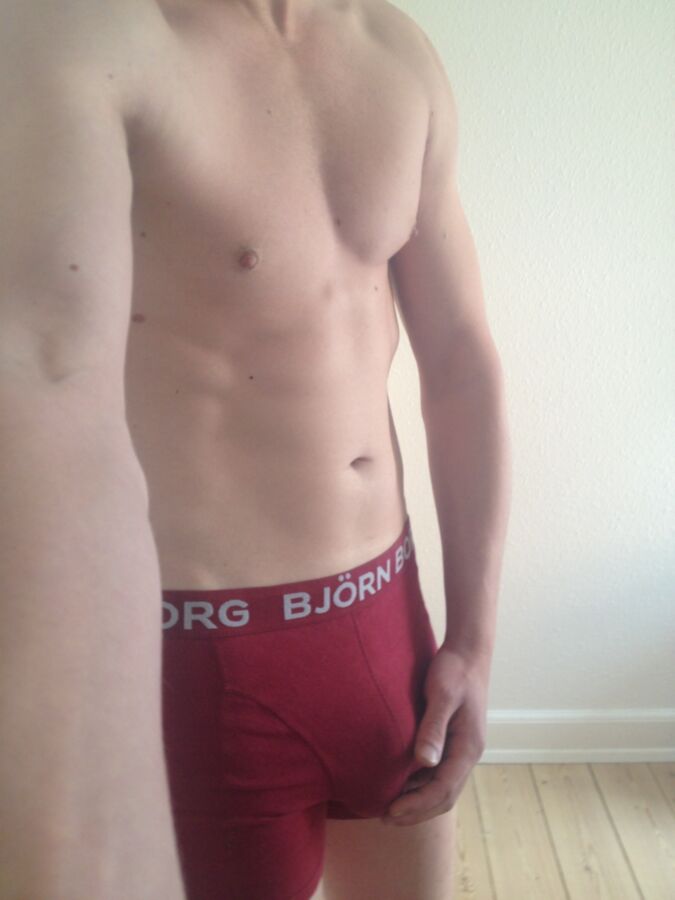 Großer fetter Penis in Boxershorts