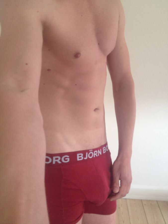 Großer fetter Penis in Boxershorts