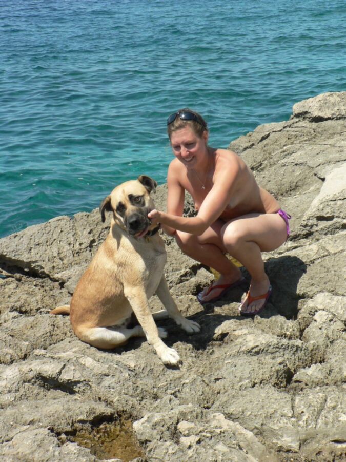 Two Amateur Friends Sunbathing