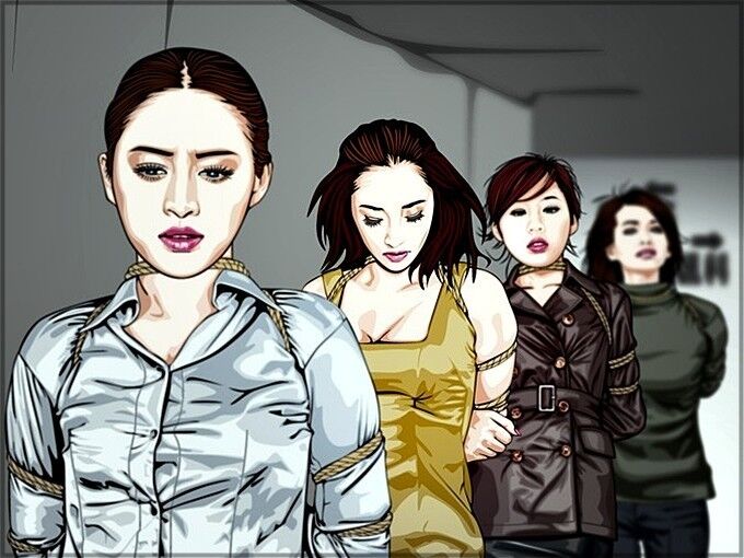 Chinese female prisoners artwork