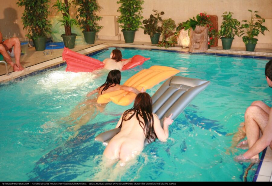 Indoor Pool Party