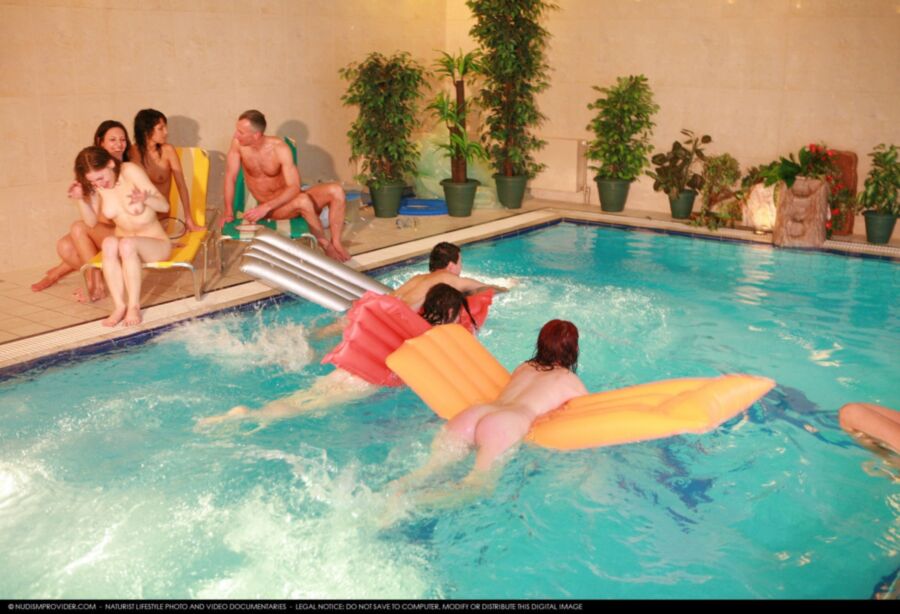 Indoor Pool Party