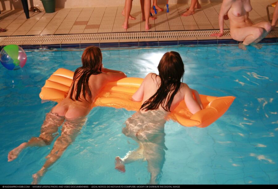 Indoor Pool Party