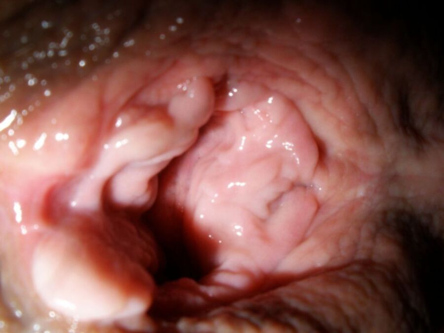 Gaping pussy Close-up