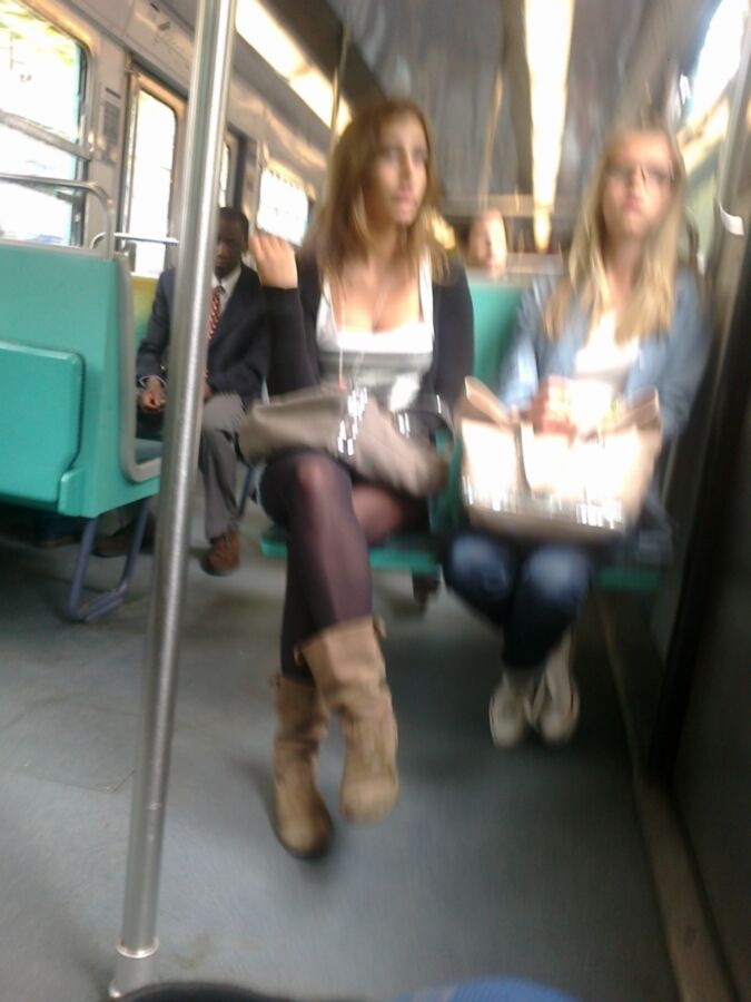 Girls in train