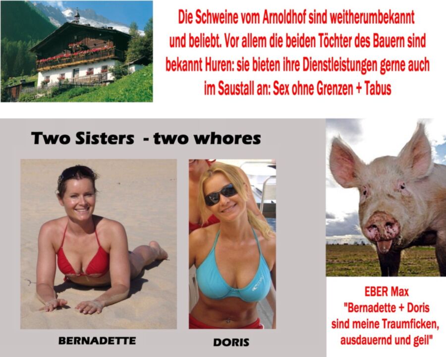 Welche ist geiler? Hure DORIS oder Sau BERNADETTE?