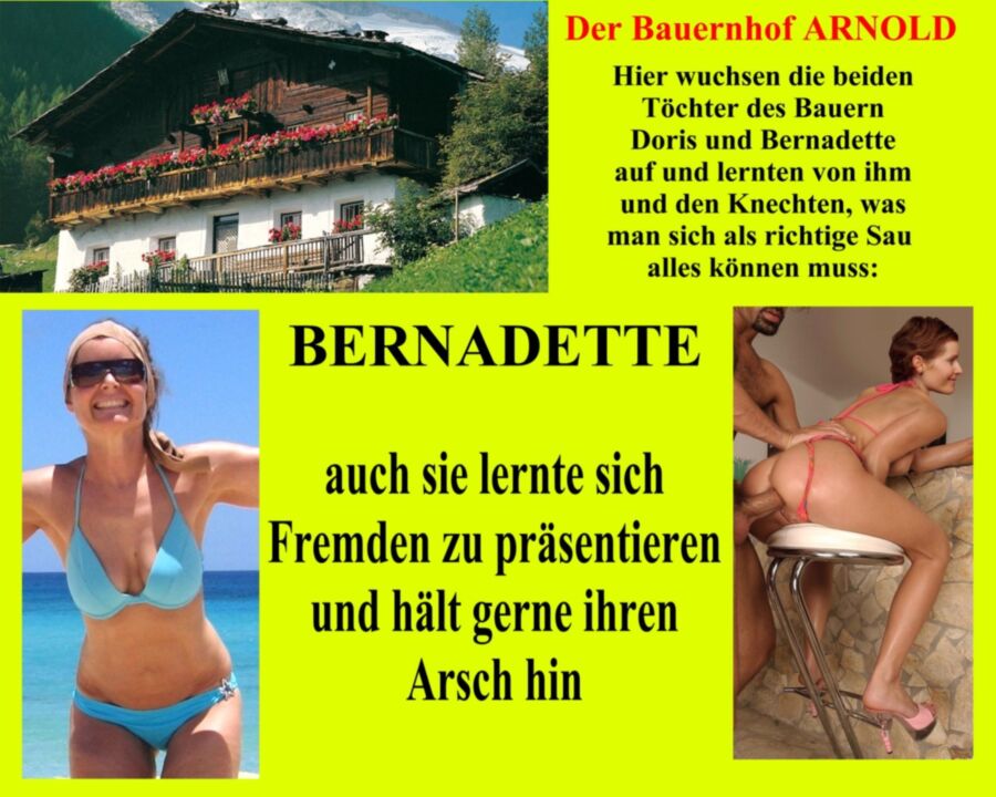 Welche ist geiler? Hure DORIS oder Sau BERNADETTE?