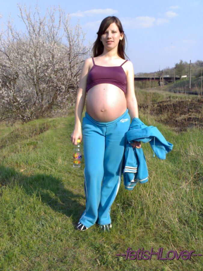 CUTE PETITE PREGNANT RUSSIAN