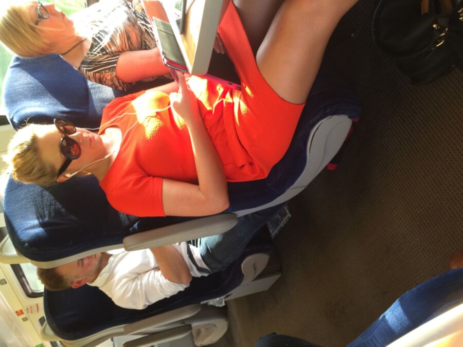 Fat-titted train whore for abuse