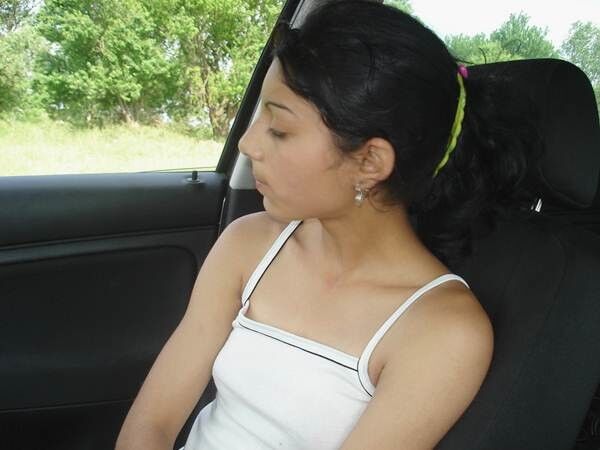 Anshika amateur Indian teen fucking in car