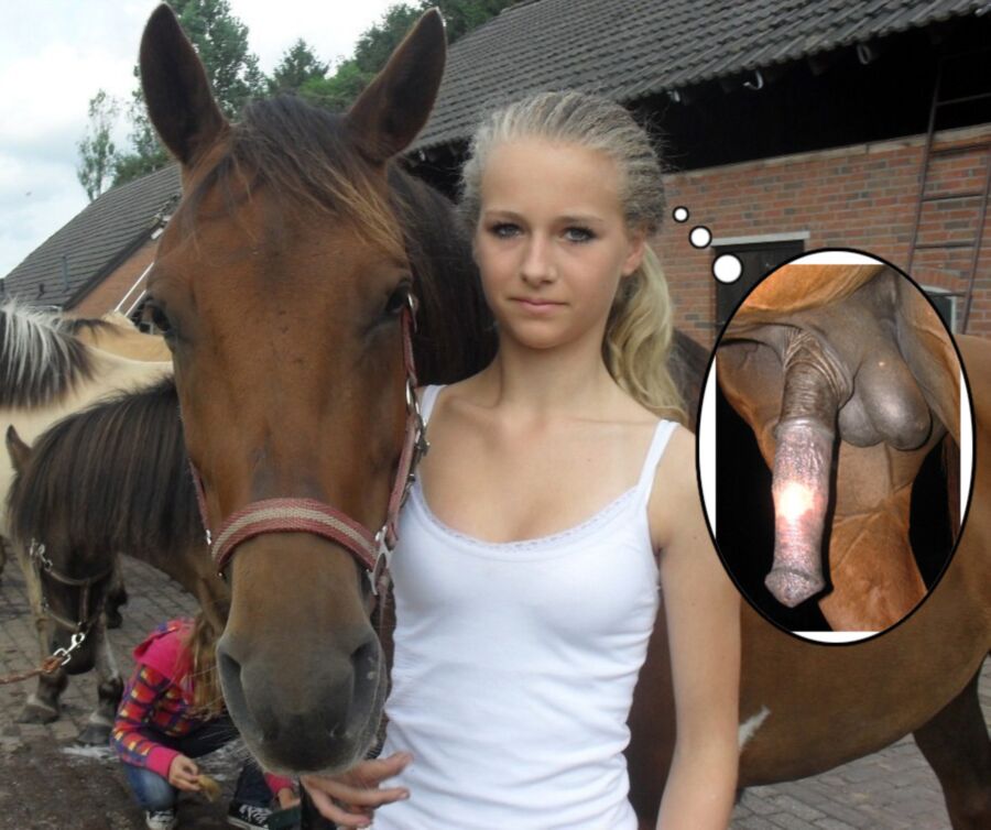 Les filles aiment les chevaux