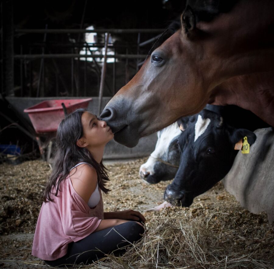 Les filles aiment les chevaux