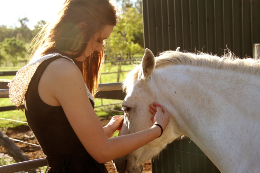 Les filles aiment les chevaux