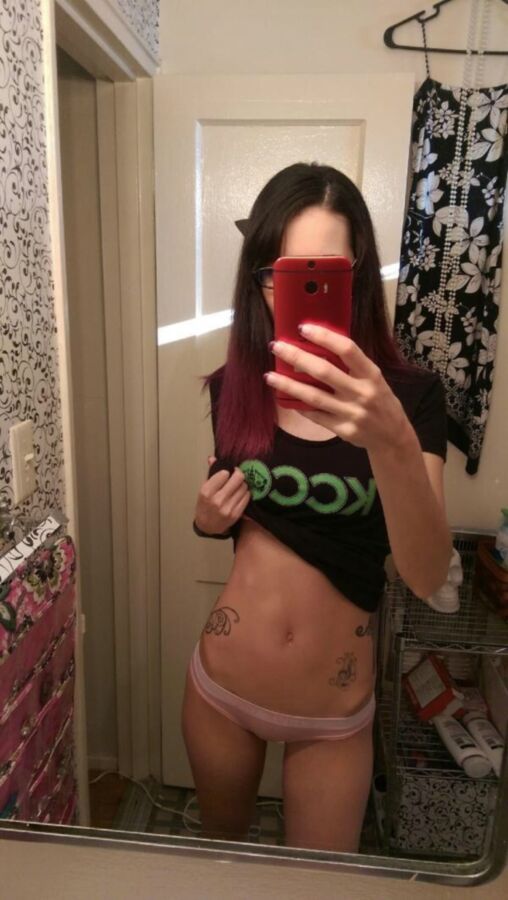 Chive on girls, mirrors, and panties