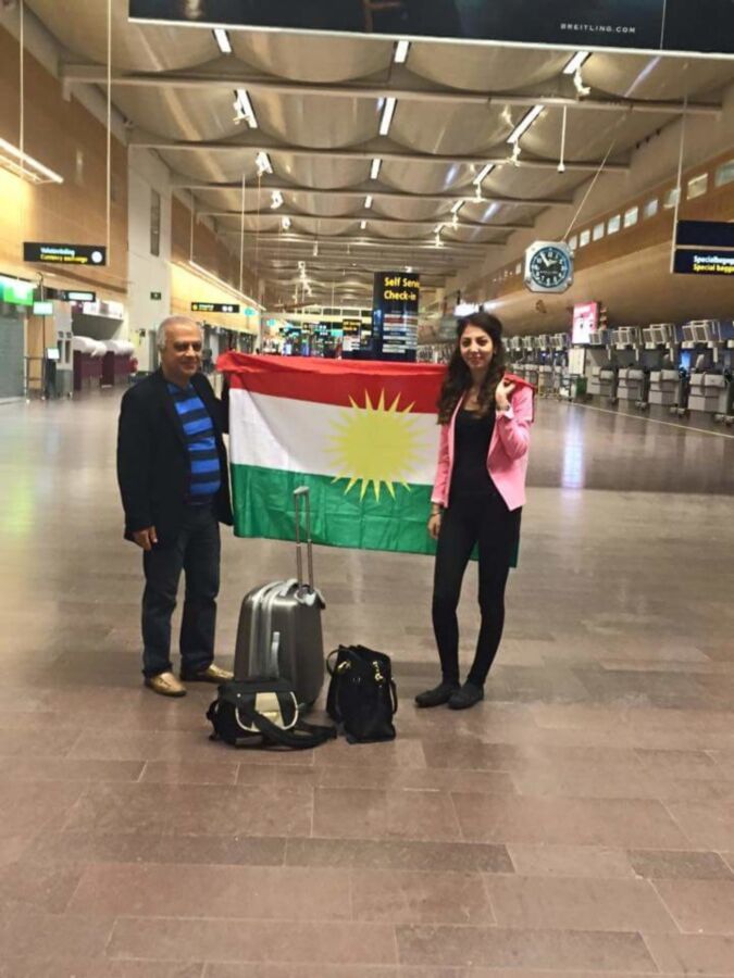 Miss Kurdistán como activista kurda