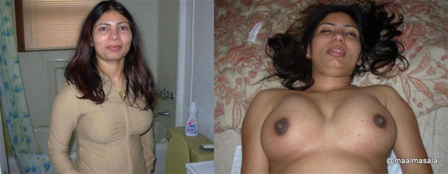 Dressed Undressed series of exposed desi indian babes