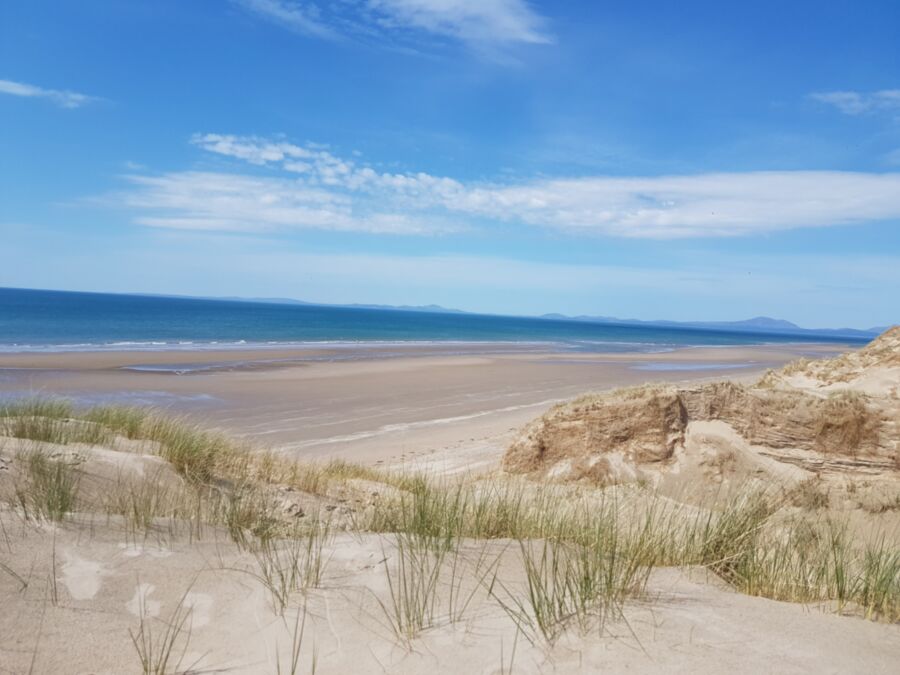 Maria Ausflug nach Barmouth und zum FKK-Strand