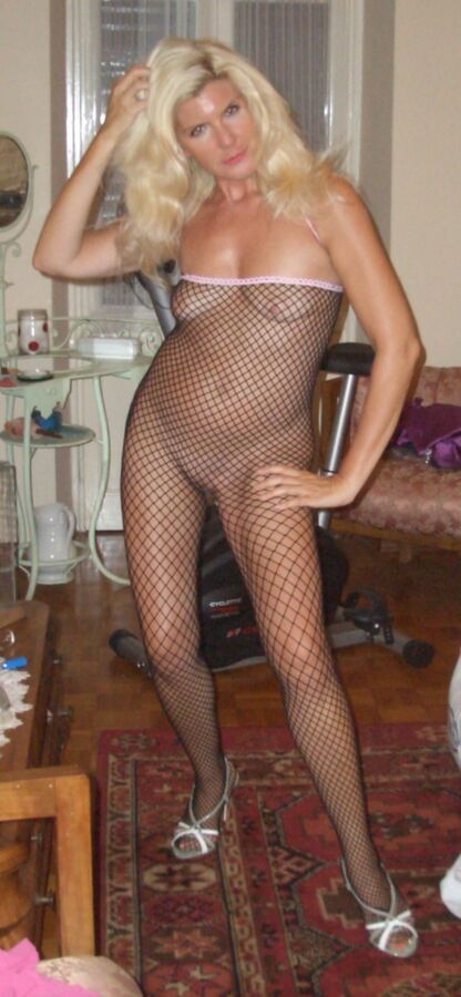 my fishnet suit