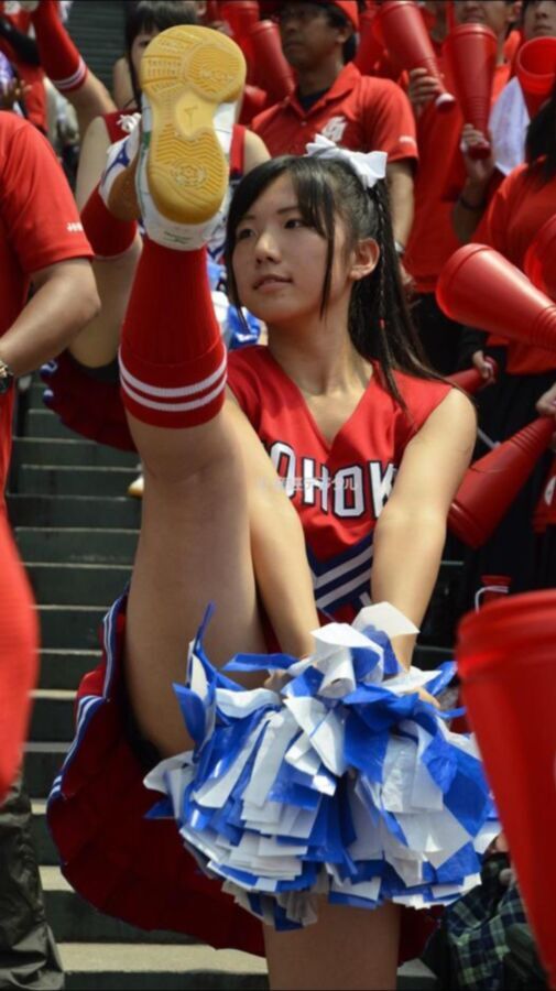 Wele al desfile de porristas en Japón