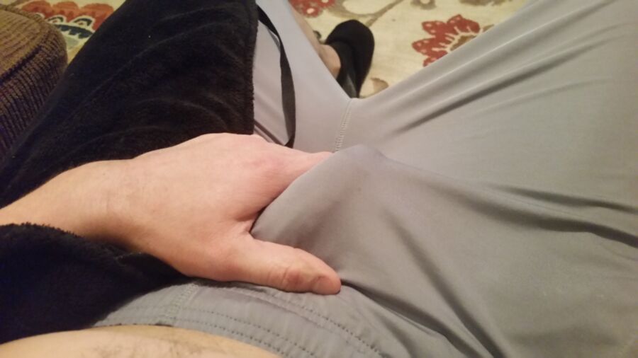 Lazy day dick play