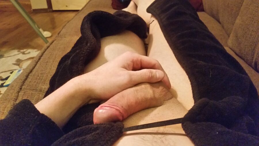 Lazy day dick play