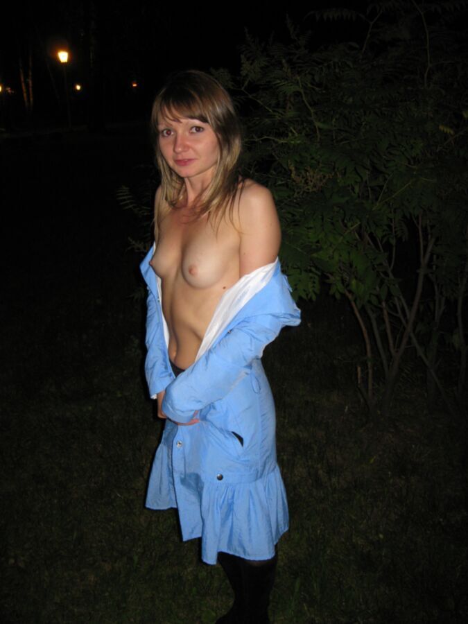 Russian Girl Nude @ Night - IndoorOutdoor