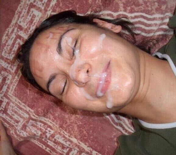 Amateur Wives and Girlfriends With Cum Covered Faces