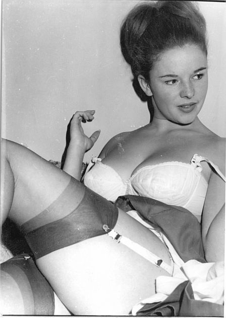 UK Vintage Stockings Model Jane Paul