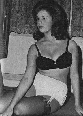 UK Vintage Stockings Model Jane Paul