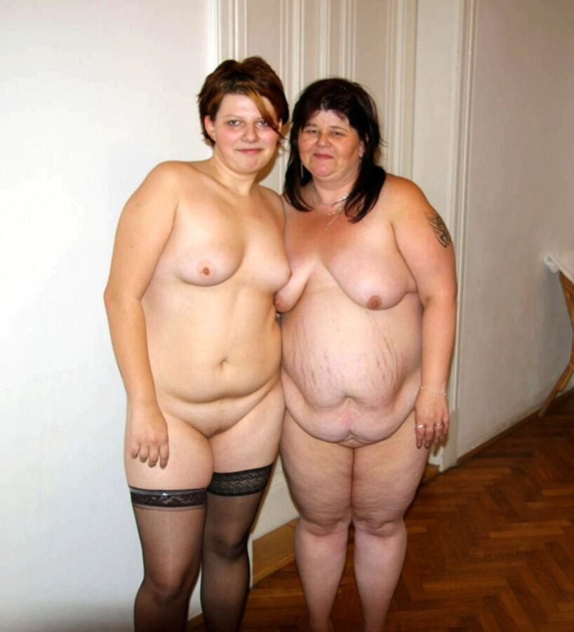 mother and daughter nude together