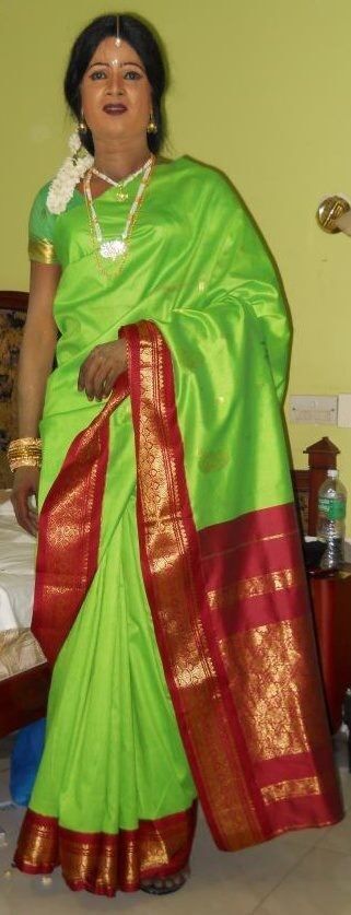 Ramya Sri (Dark-skinned Amateur Crossdresser)