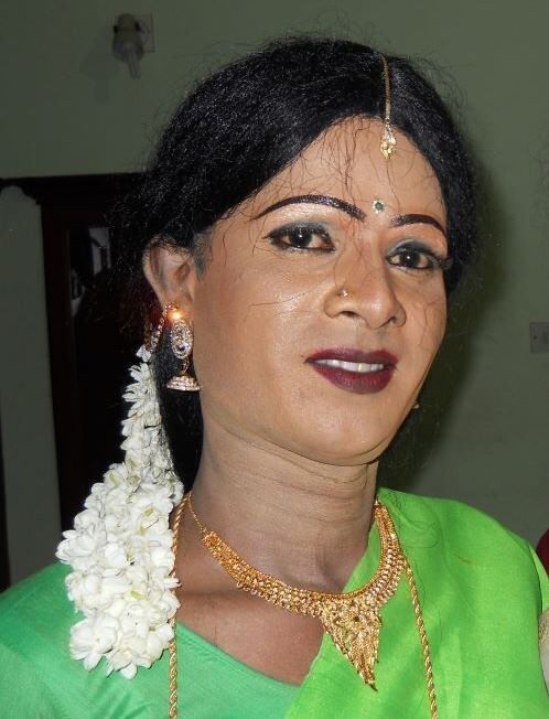 Ramya Sri (Dark-skinned Amateur Crossdresser)