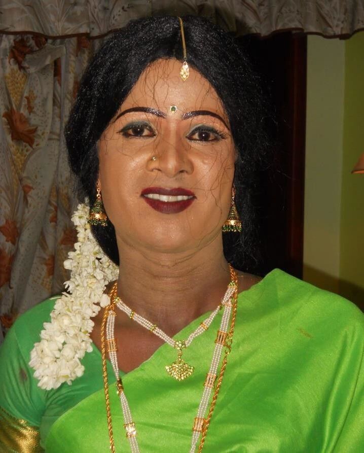 Ramya Sri (Dark-skinned Amateur Crossdresser)