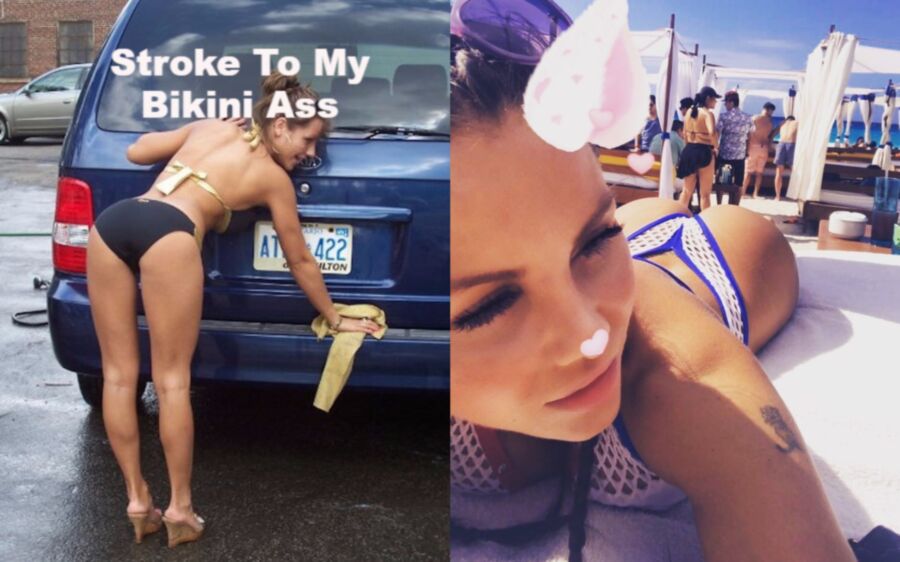 Sarah Kantorova Stripper Takes On Thong Bikinis & Panties