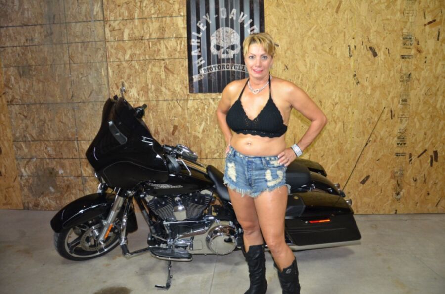 Shelby and the motorcycle