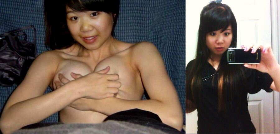 Chinês Asiático Peludo Bonito Menina Adolescente