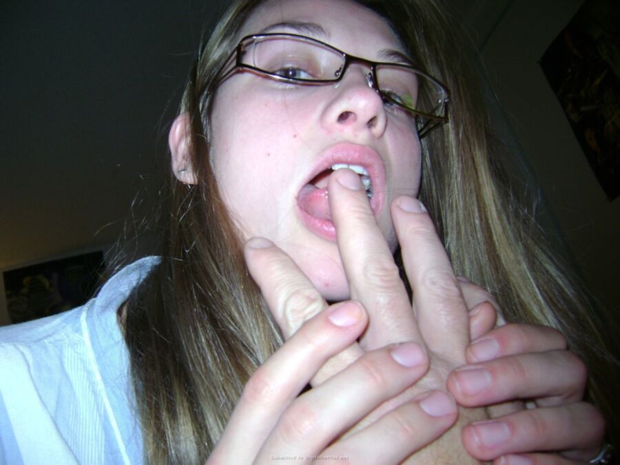 .... NERDY TEEN COCKSUCKER