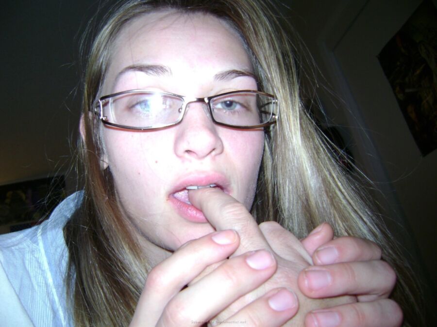 .... NERDY TEEN COCKSUCKER