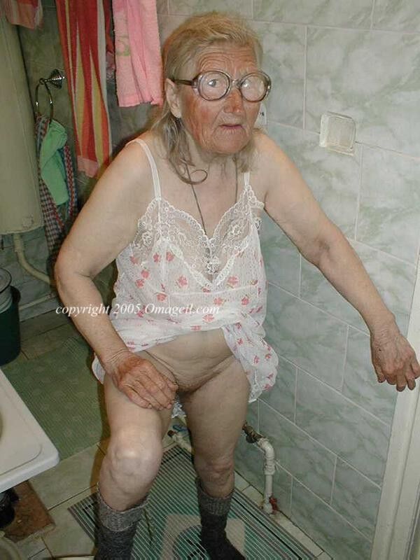 Old Russian Grandma with glasses