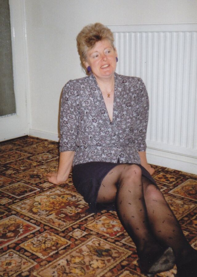 Vintage Mature small tit MILF "K"