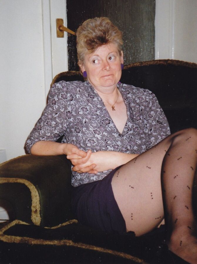 Vintage Mature small tit MILF "K"