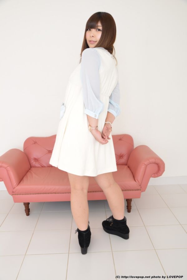 Yuuna Minami - light dress private blue pantie show