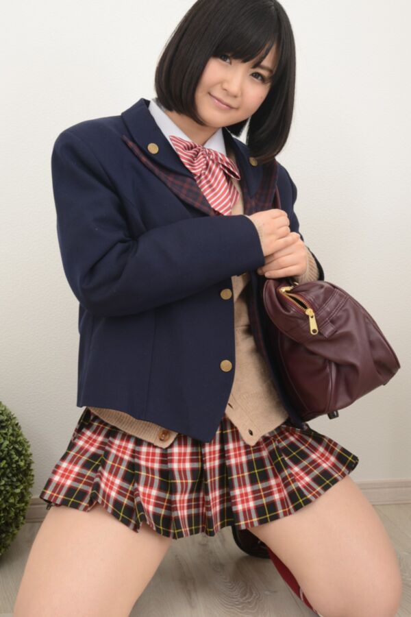 Cute school girl Yuri Asada