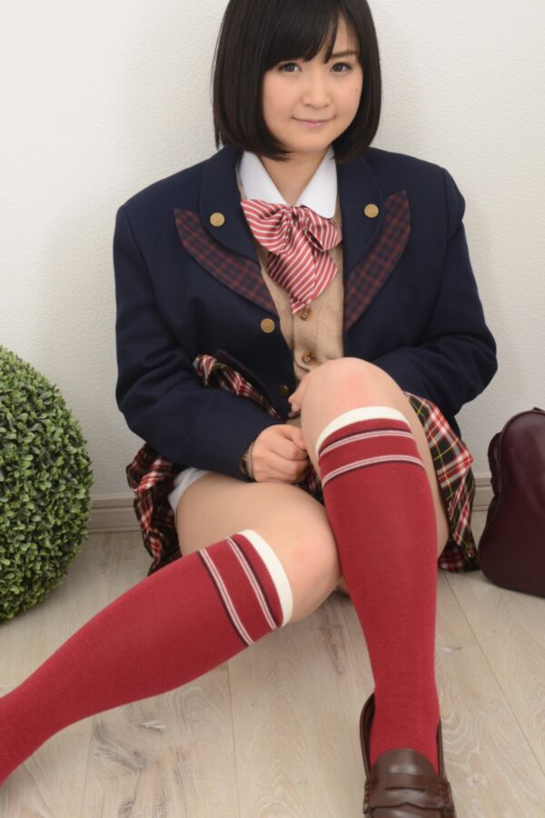 Cute school girl Yuri Asada