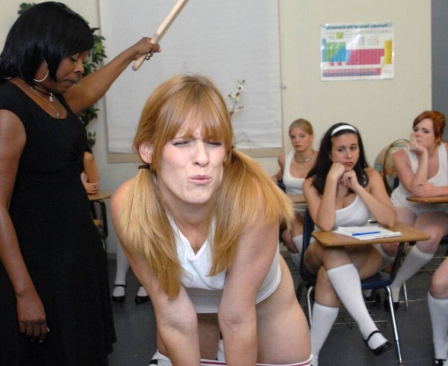 Schoolgirl Paddling